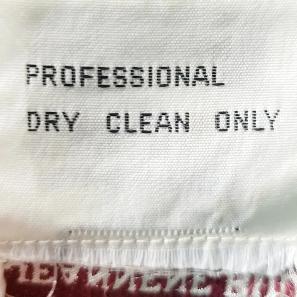 VINTAGE Maggy London by Jeannene Booher 100% Silk Long Abstract Print Dress 80's - Picture 15 of 15